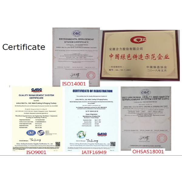 Grinding Forklift Ductile Iron QT450-12 Casting Bearing Cover