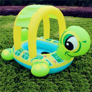 Cheap Tortoise Inflatable Swimming Pools Accessories Baby Plastic Kids Children Toddler Baby Seat Float for 0-3years wholesale