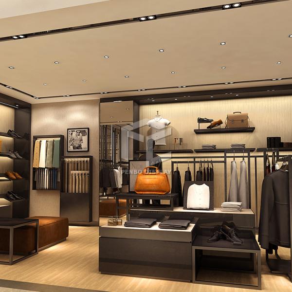 Ecological Garment Store Furniture 3mm Thick MDF Simple Style