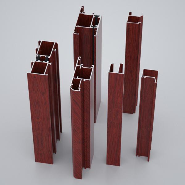 Black Anodized Aluminium Door Profiles Powder Painted Electrophoresis