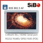 Customized Control Panel 7 Inch Android POE LED Light Touch Screen For Building