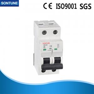 Cheap Double Pole  6KA MCB Circuit Breaker Type B With Overload Protection  wholesale