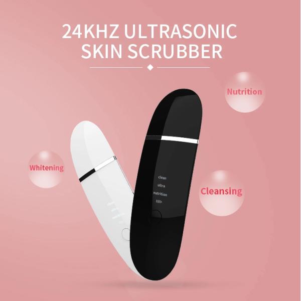 Ultrasonic Skin Scrubber Spatula Blackhead Remover Pore Cleaner Face Scraper