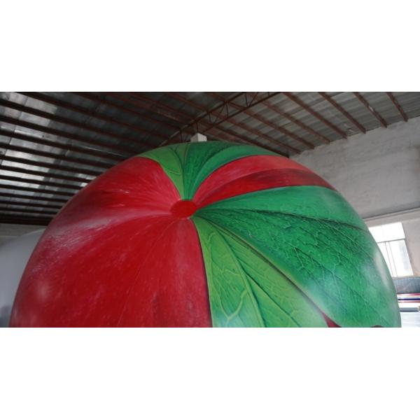 B1 Fireproof PVC Apple Fruit Shaped Balloons With Full Digital Printing 3m Height