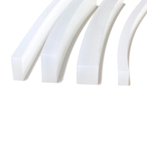 Waterproof Anti-noise Flat Rectangular Solid Sealing 5mm Silicone Rubber Seal Strip