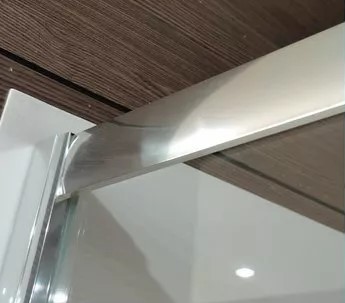 Quadrant Sliding Glass Shower Enclosure Two Fixed Panels One Door