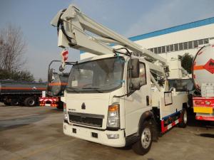 Cheap HOWO 8-24 Meters Height Aerial Work Platform Arm Lift Bucket Truck 8 Tons Diesel Fuel Type wholesale