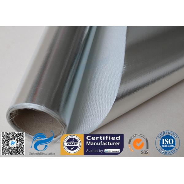 Aluminium Foil Fiberglass / Fibreglass Fabric For Reflective Firefighter Suits