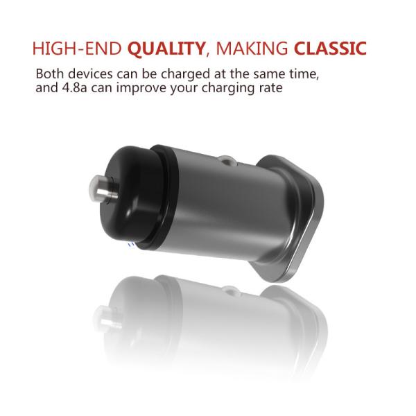4.8A Dual USB CAR CHARGER Universal Compatible HOCO USB CAR CHARGER for all electronics