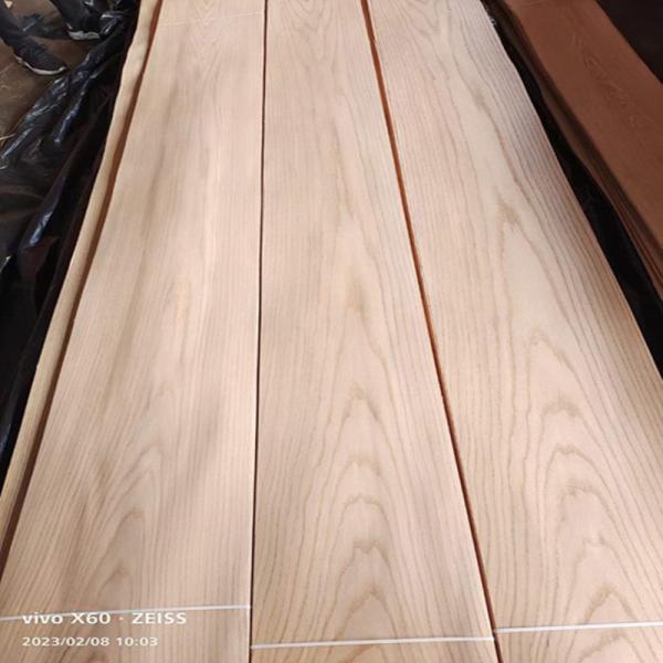 American Red Oak Natural Veneer Sheets Plain/Crown Cut For Plywood