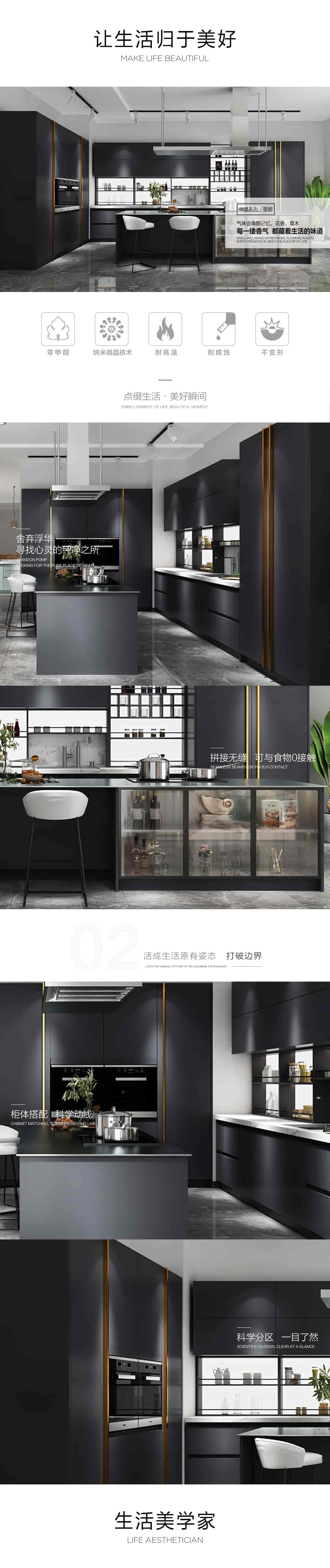 ASTM 321 309s Stainless Kitchen Cabinet Worktops Unit Wear Resistance