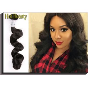 Cheap Grade 5A Virgin Peruvian Hair Extensions , Natural Wave Human Hair wholesale