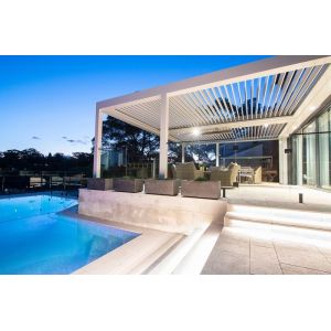 Durable Powder Coated Aluminium Pergola Outdoor SGS Certificate