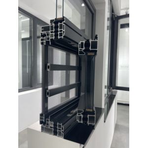 Easy Clean Aluminum Casement Windows Soundproof 90/180 Open Degree