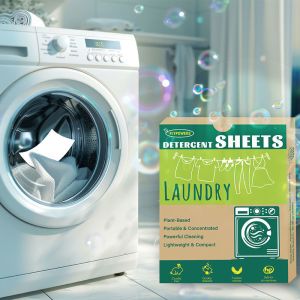 Cheap Biodegradable Laundry Detergent Sheets Natural Laundry Strips Luandry Tablets wholesale