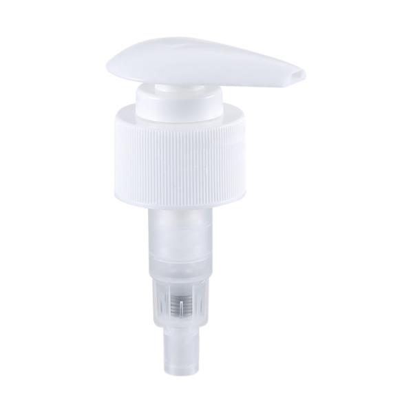 24mm 28mm Screw Lotion Dispenser Pump Plastic PP Material With Smooth Ribbed Closures