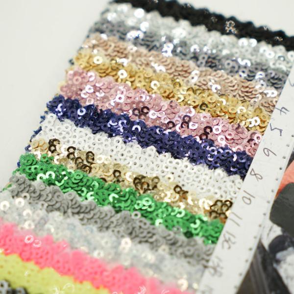 Shining 390 GSM Rose Sequin Fabric for Women'S Fashion Dresses