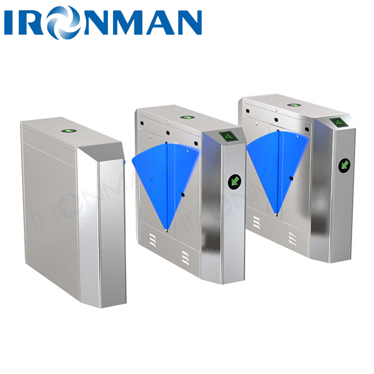 304 Stainless Steel Material Automatic Flap Barrier Turnstile with Customized