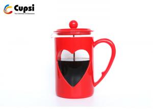 Cheap Heat Resistant Plastic French Press 600ml Eco Friendly Easy Clean wholesale