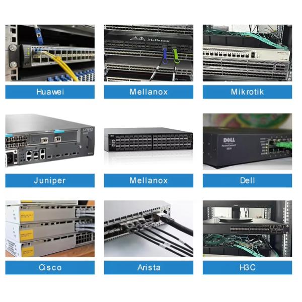 1M Compatible 800G OSFP Finned Top to 2 x 400G OSFP Flat Top Ethernet Passive Direct Attach Copper Breakout Cable