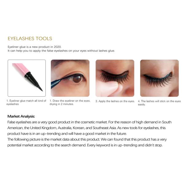 Smear Proof 12.5cm Waterproof Eyeliner Pencil For Sensitive Eyes