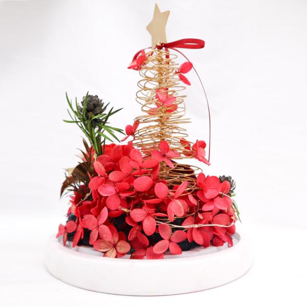 Durable Preserved Rose Glass Dome 100% Handmade Real Touch Natural Rose Dye