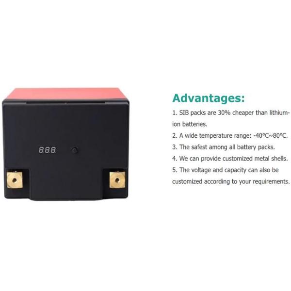 40140 48V 49.6V 30Ah Sodium Ion Battery Pack For E-Bike / Electric Bicycle / Tricycle