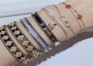 Cheap Personalized 18K Gold And Diamond Bracelet For Wife / Girlfriend dubai jewelry wholesale wholesale