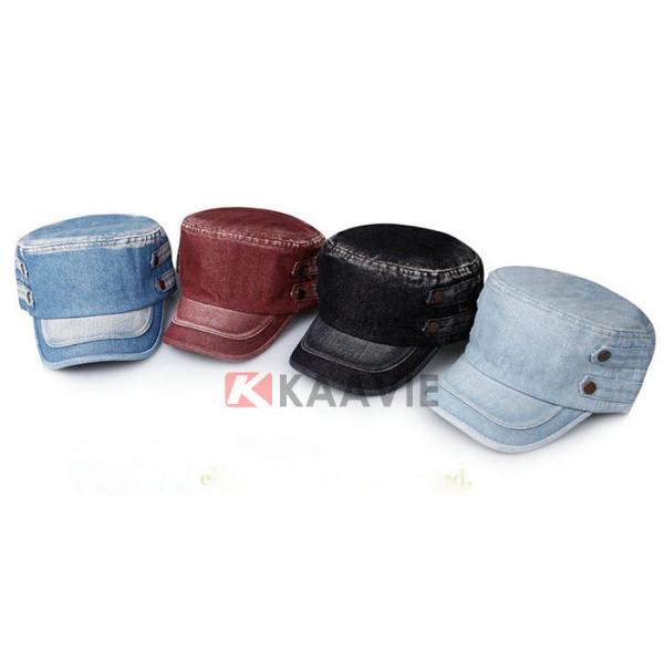 100% Polyester Adjustable Classic Army Baseball Caps 58cm Pantone Color