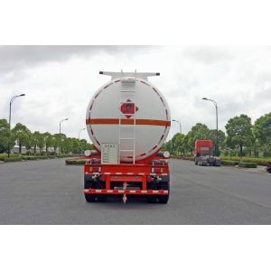 Custom 38cbm 3axle Chemical Liquid Tank Truck / Aluminum Fuel Transport Trailers