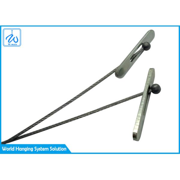 2 - Leg 7x7 Wire Rope Sling Assembly With Paddle Ends For Plant Hanging Basket