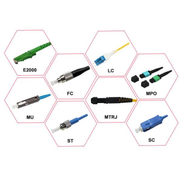 Single Mode Lc Fiber Connector , MM SM Fiber Optic Cable Connectors