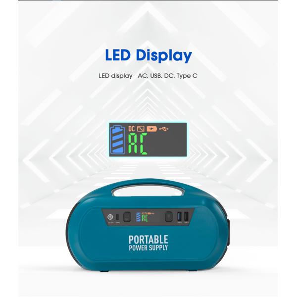 Emergency 222wh Portable Power Station 110V / 220V Outdoor Backup Battery