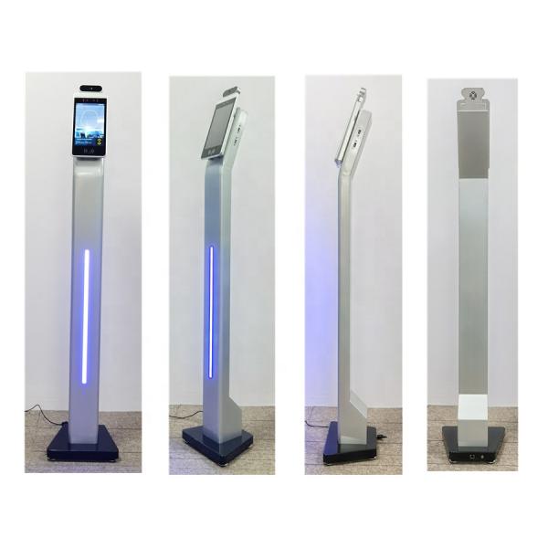 7" IPS Time Attendance Face Recognition Thermometer FCC For Hospital