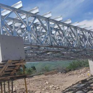 China High Strength Permanent Steel Truss Bridge Steel Frame Bridge Q235 on sale