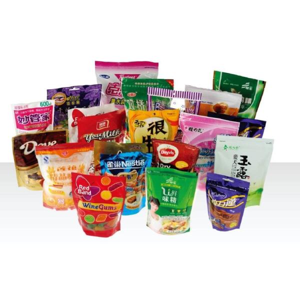 Automatic Zipper Pouch Packing Machine 20-60 Bags/Min Speed SS304 Material