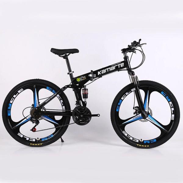 20 Inch Fold Up Bicycles For Adults Steel Frame Inner Painting Length 1.33m