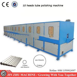 China Automatic Stainless Steel Pipe Mirror Polishing Machine With 10 Heads on sale
