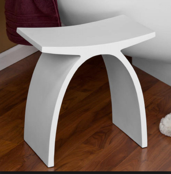 Quality Adult Acrylic Shower Seat Stool Indoor Home Bath Shower Seat for sale