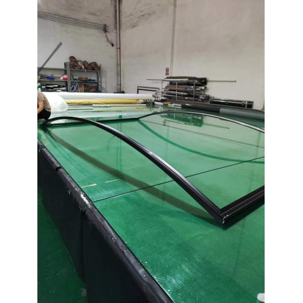 4K 180 Degree Curved Screen Fixed Frame Curved Home Theater Screen 120 Inch