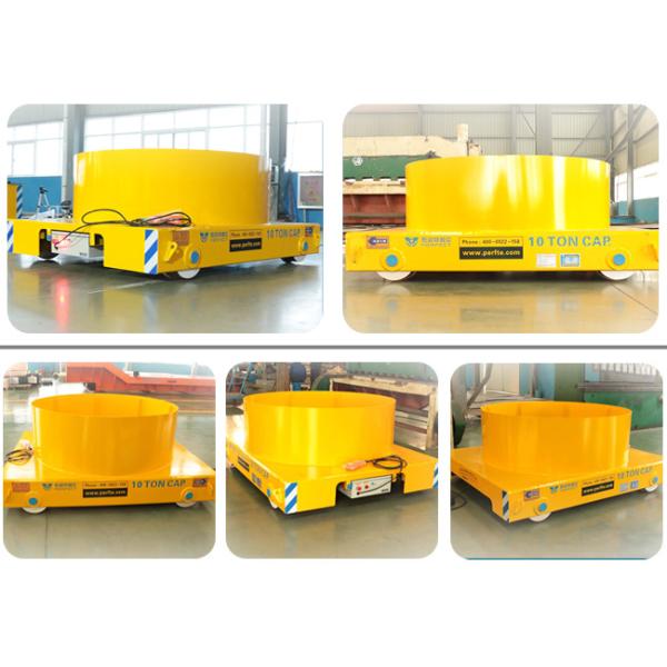 cable drum plate steel ladle transfer cart with High temperature resistance for steel and iron plant