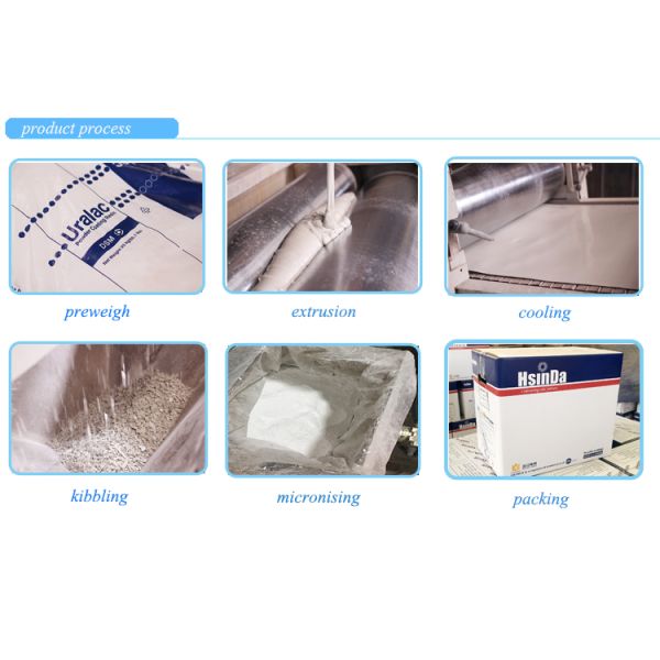 Hsinda Thermosetting Metallic Gold Powder Coat Bonding Electrostatic 8-10 M Coverage