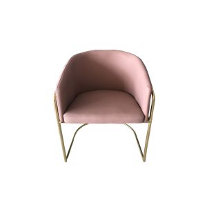 Cheap 82.5cm Wrought Iron Gilt Faux Leather Dining Chairs wholesale