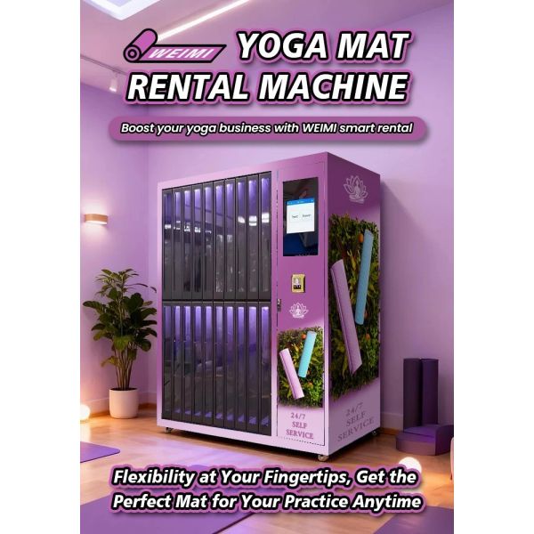 Locker Vending Machine with Smart Rent & Return System and Customizable Pricing for Gym Gear Rental