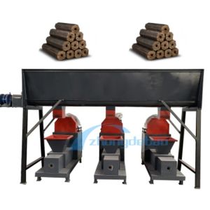 Cheap Germany Sawdust Pine Charcoal Briquetting Machine Agro Waste Briquetting Machine wholesale