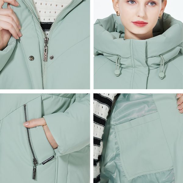 Winterproof Bio Down Woman Coat Outside Casual Style Waterproof Woman Jacket