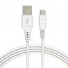 1.2m Biodegradable Micro USB Data Charging Cable Wheat Color for sale