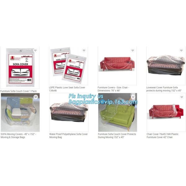 Chair Cover Mattress Moving Bag Furniture Cover, Disposable & Waterproof Plastic mattress cover with Mattress protectors