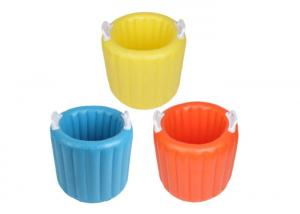 China Yellow Or Blue Inflatable Barrel , Multipurpose Large Ice Bucket on sale