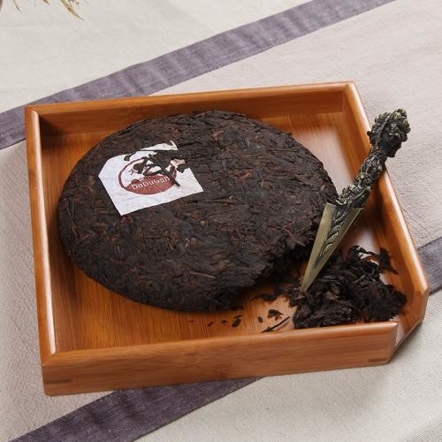 Slimming Refreshing Dark Chinese Tea Brick / Health Natural Dark Black Tea